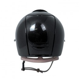 Kep Italia Cromo 2.0 Diamond Black Polo Shaded Rose Bold Swarovski Frame Logo Ciprica Chinstrap