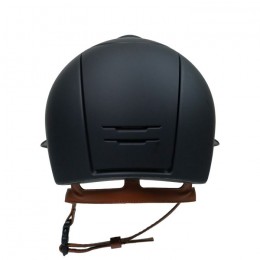 Kep Italia Cromo 2.0 Matt black cognac cognac strap Polo visor