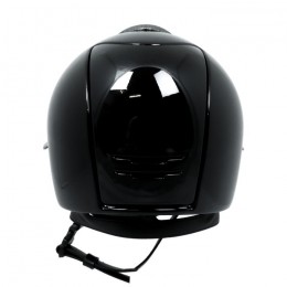 KEP Italia cromo 2.0 black Polish polo glitter leather silver front