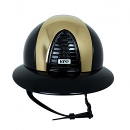 KEP Italia Cromo 2.0 Polish black polo mirror gold front