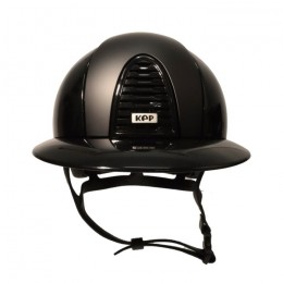 KEP Italia Cromo 2.0 Polish black polo textile front and back