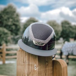 Kask Star Lady Carbon Shine Swarovski Frame Silver Swarovski Rivet