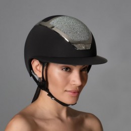 Kask Star Lady Chrome 2.0 Crystals Carpet Black-Silver