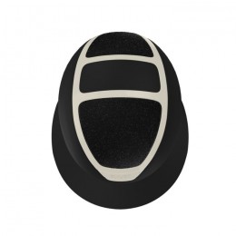 Kask Star Lady 2.0 Black Painted Sandy Frame Crystals Carpet Black