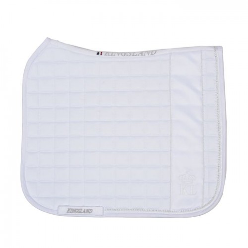 Kingsland Classic White dressage saddlepad
