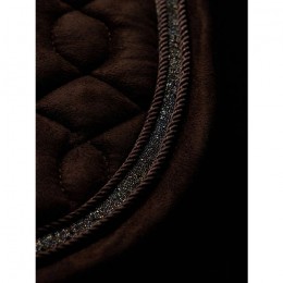 LeMieux Saddlepad Crystal Suede brown
