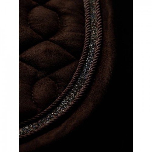 LeMieux Saddlepad Crystal Suede brown