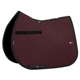LeMieux Wither Relief Mesh Burgundy jumping saddlepad