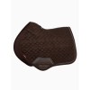 LeMieux Saddlepad Crystal Suede brown