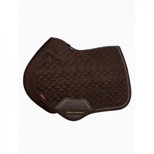 LeMieux Saddlepad Crystal Suede brown