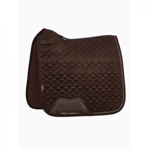 LeMieux Saddlepad Crystal Suede brown