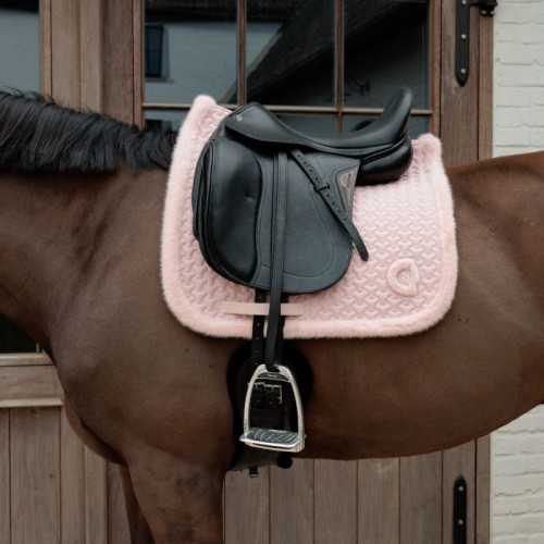 Kentucky Plaited Fake Fur Dressage Saddle Pad