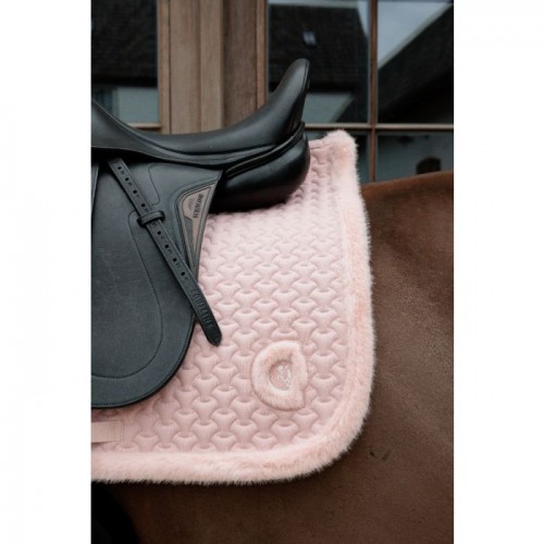 Kentucky Plaited Fake Fur Dressage Saddle Pad