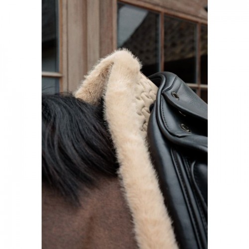 Kentucky Plaited Fake Fur Dressage Saddle Pad