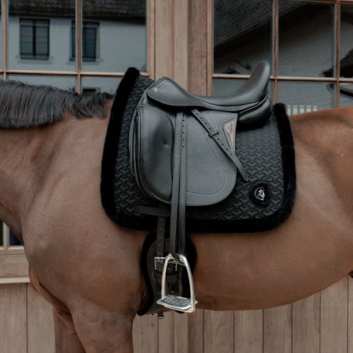 Kentucky Plaited Fake Fur Dressage Saddle Pad