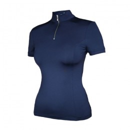Equestrian Stockholm Midnight Blue UV Protection Top Short Sleeve