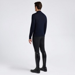 Cavalleria Toscana SS25 CT Merino Half Zip Turtleneck Sweater Men