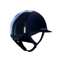 Samshield Miss Shield Blue shadowmatt glossy top flower swarovski frontalband matte trim