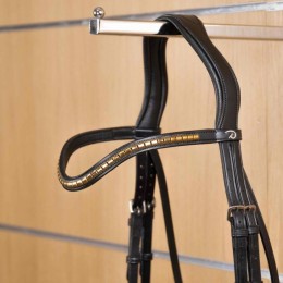 Dyon Brass Clincher Browband V-Shape New English Collection