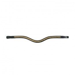 Dyon Brass Clincher Browband V-Shape New English Collection
