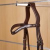 Dyon Half Swarovski V-Shaped Browband