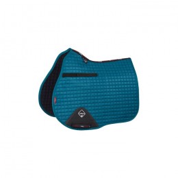 LeMieux Pro-Sport saddle pad dressage peacock green suede