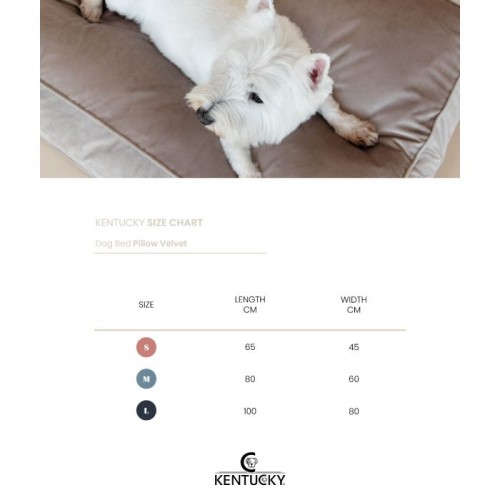 Kentucky Dog Bed Pillow Velvet