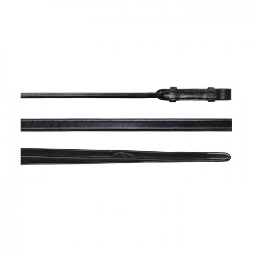 Dyon 1/2" Full Leather Double Bridle Reins Round Sewn