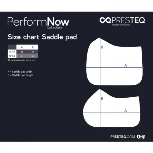 PresTeq Saddle Pad PerformNow