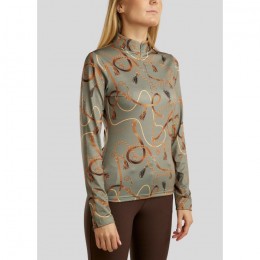 Montar FW'24 Polo Haily Bridle Print Long Sleeve