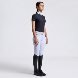 Cavalleria Toscana SS'24 CT Jersey S/S Button Competition Polo Girls