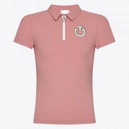Cavalleria Toscana FW'24 CT Comic Book Jersey Zip Training Polo Girls