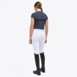 Cavalleria Toscana SS'23 Jersey Mesh S/S Button Up Competition Shirt Women