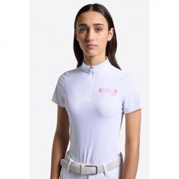 RG SS'24 Jersey S/S Competition Zip Polo Girls