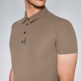 Cavalleria Toscana SS'24 CT Jersey S/S Button Training Polo Men