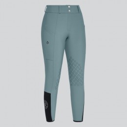 Cavalleria Toscana SS'24 CT Perforated Insert Knee Grip Breeches Woman
