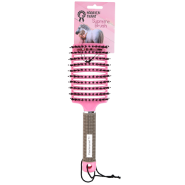 PaardenpraatTV Horse Supreme Brush Pink