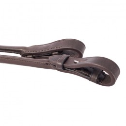 Premiera rolled dressage reins with stops