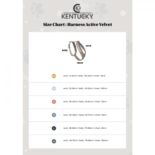 Kentucky Dog Harness Active Velvet