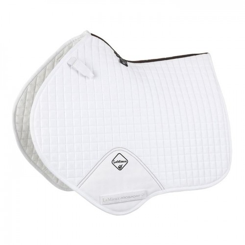 LeMieux Pro-Sport saddle pad White suede
