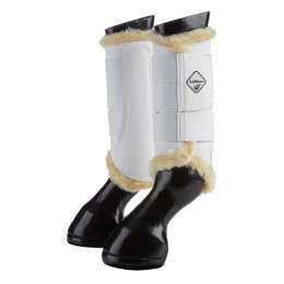 LeMieux fleece lined brushing boots