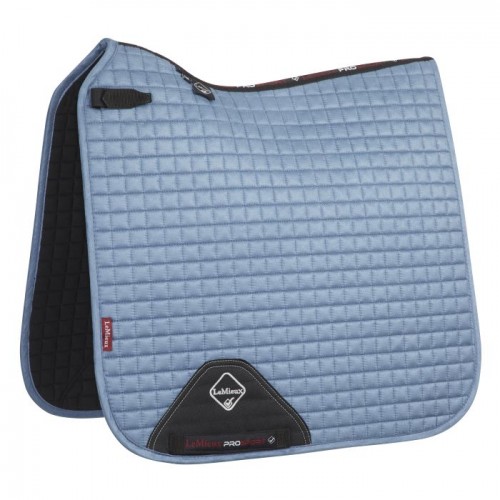 LeMieux Pro-Sport saddlepad Ice Blue suède