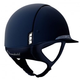 Samshield Miss Shield blue paradise shine blason en frontalband matte trim