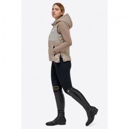 RG FW'23 Nylon Quilted Hooded Puffer Vest Women