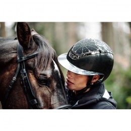 Kask Star Lady Pure Shine Chrome 2.0 Anthracite Crystals Riviera Black Diamond Mix