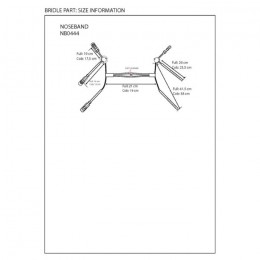 Equiline Noseband Double Suede