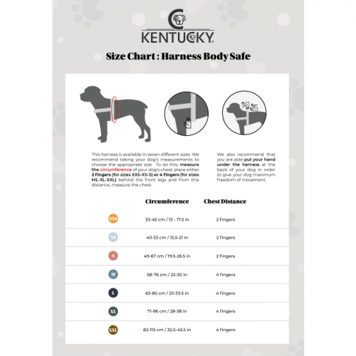 Kentucky Dog Harness Body Safe Wool