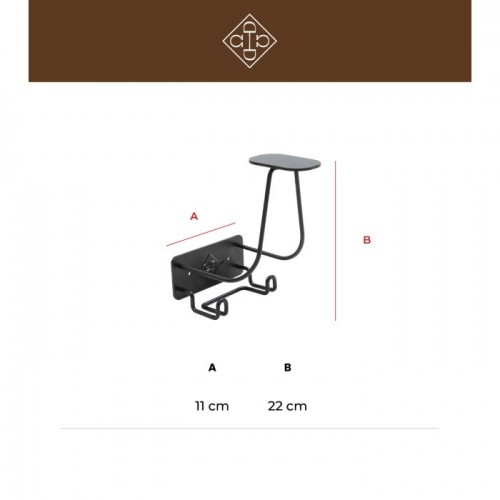 Grooming Deluxe Helmet Holder Steel with Hook