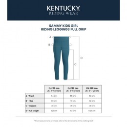 Kentucky Sammy Kinder Rijlegging Meisjes Full Grip