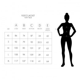 Equestrian Stockholm Fleece Jacket Navy/Silver